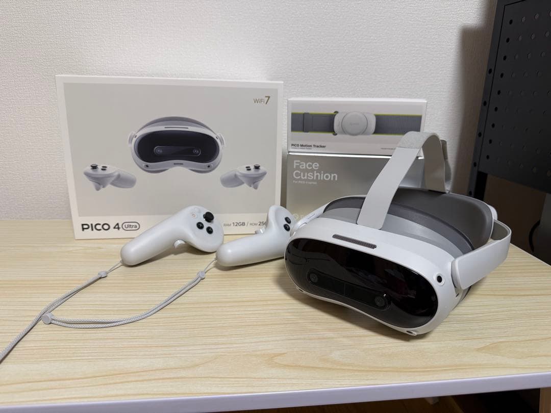 PICO 4 Ultra 256GB 足用トラッカー&5mケーブル付き Amazon.co.jp: PICO 4 Ultra + 足首用Motion Tracker + 腰用Motion