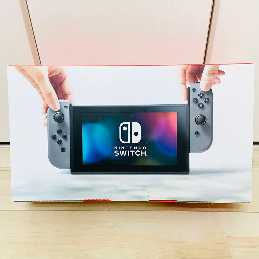 動作確認済】Nintendo Switch ニンテンドースイッチ 本体 グレー