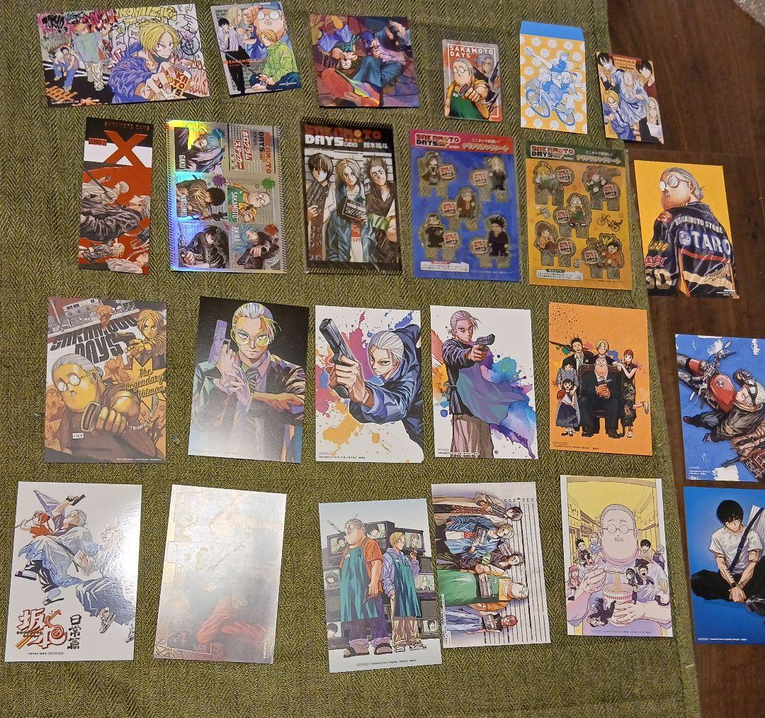 一部特典あり　サカモトデイズ25巻+関連本5巻　全巻初版チラシ帯付 サカモトデイズ 25巻 特典イラストカード 帯付き - メルカリ
