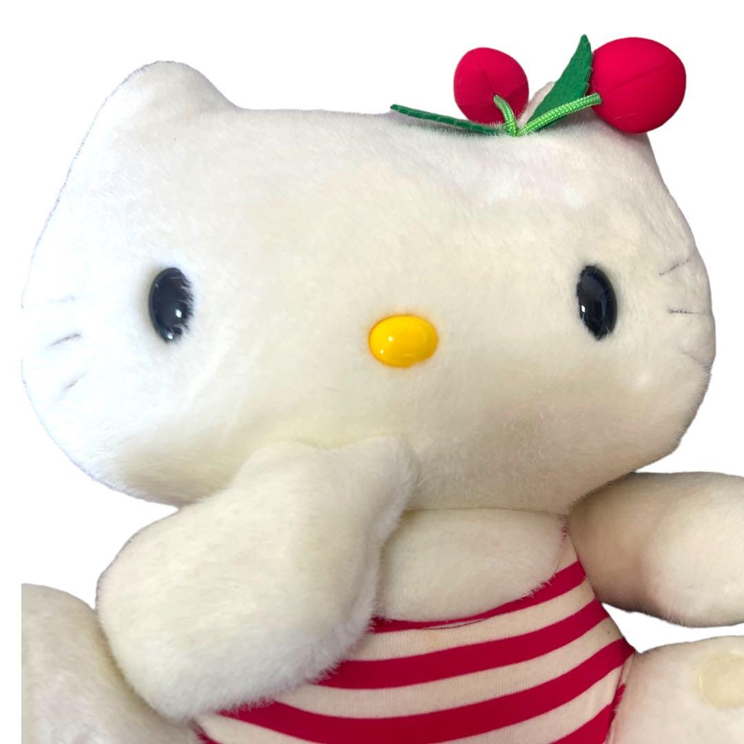 ハローキティ キティ うさぎ さくらんぼ ぬいぐるみ 特大 - メルカリ