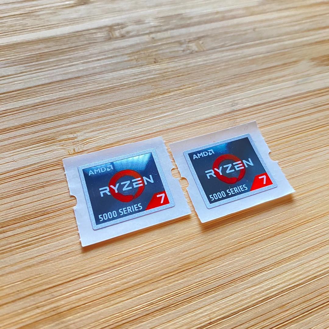 AMD Ryzen7 CPU シール 2枚セット - メルカリ