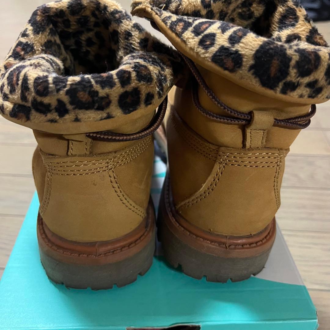 Timberland ティンバーランド レオパード柄 ブーツ 23cm