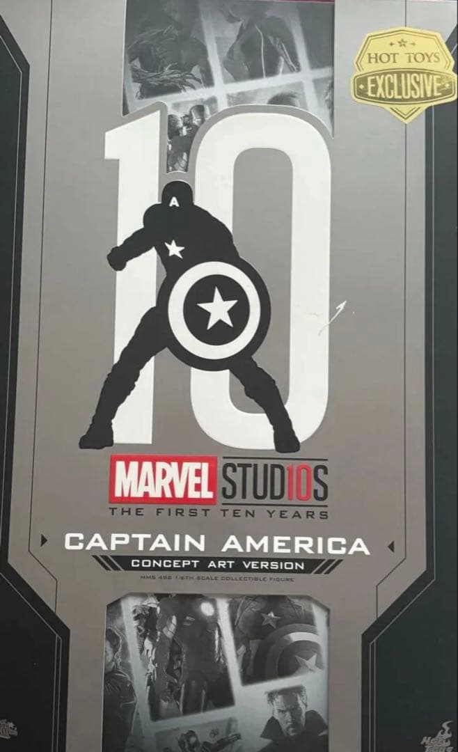 ムービーマスターピース キャプテン・アメリカ コンセプトアート エクスクルーシブ ムービー・マスターピース】『マーベル・スタジオ10周年』1／6