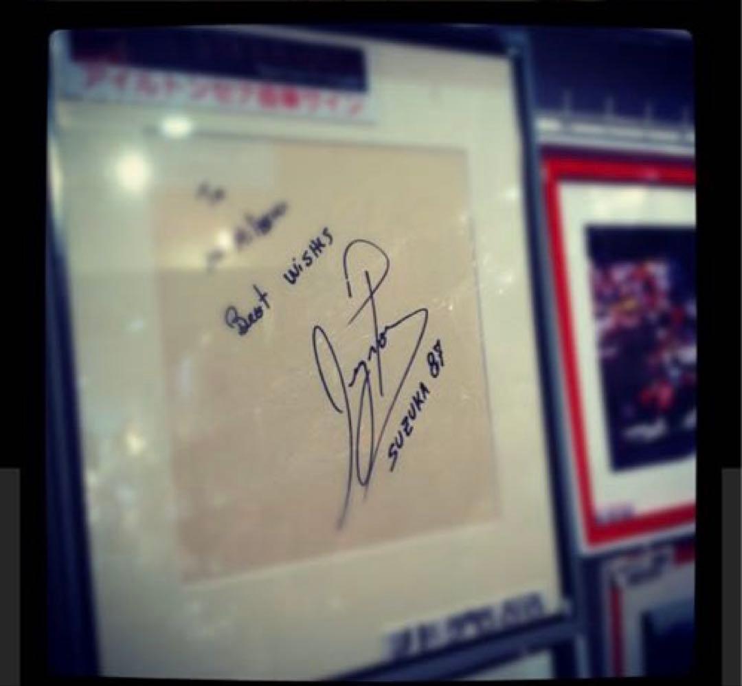 1987年第2期HONDA F1メモリアル アイルトンセナ直筆サイン入額装品