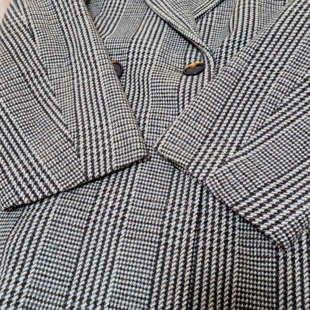 ジャーナルスタンダードレリューム ダブルカラー チェックコート