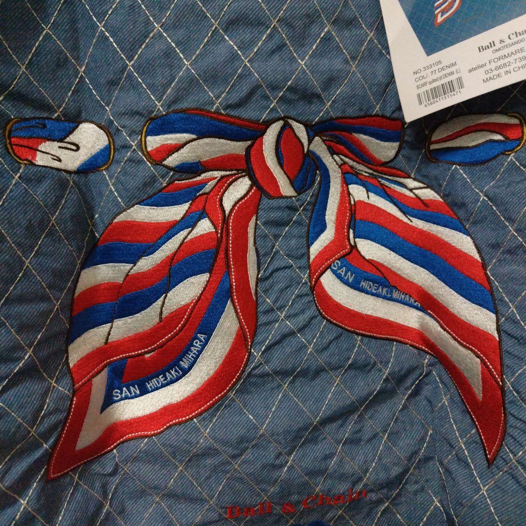 新品未使用※タグ付き※ボールアンドチェーン※表参道限定※スカーフ柄※L