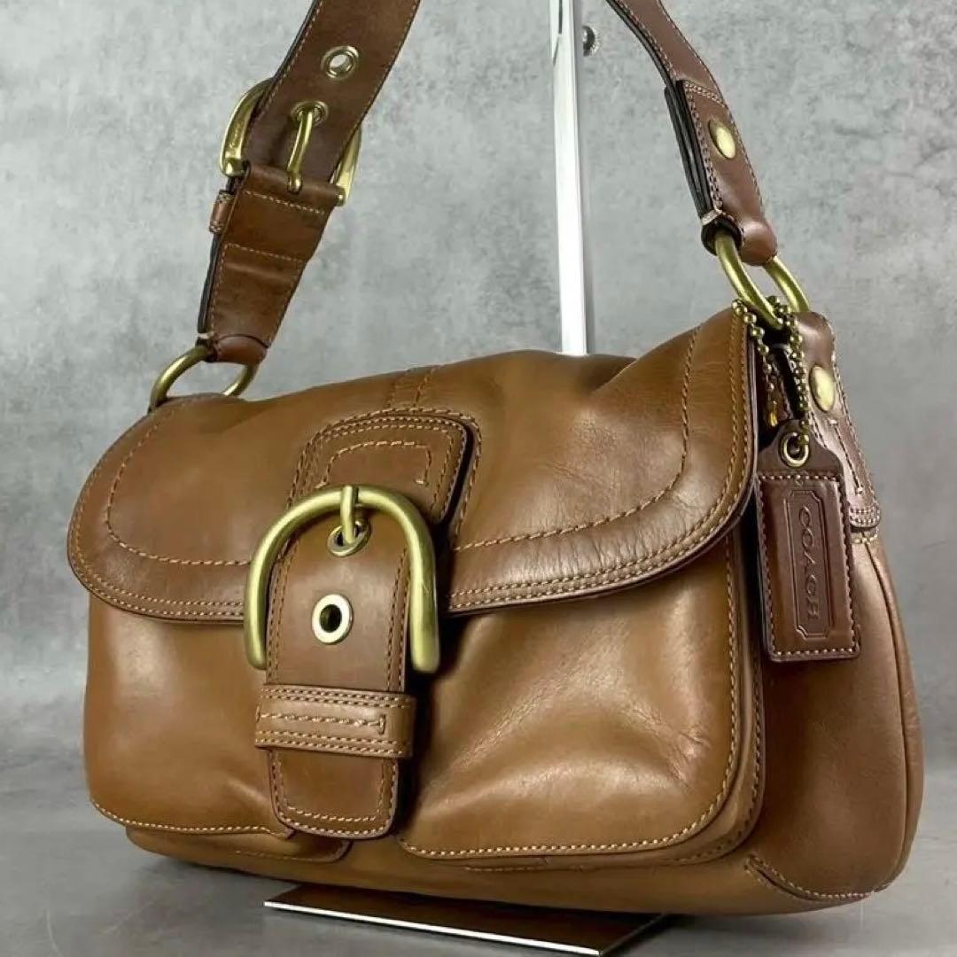 【極美品✨】COACH ソーホー ワンショルダーバッグ キャメル 11842 楽天市場】コーチ COACH ショルダーバッグ 11842 レザー ワン