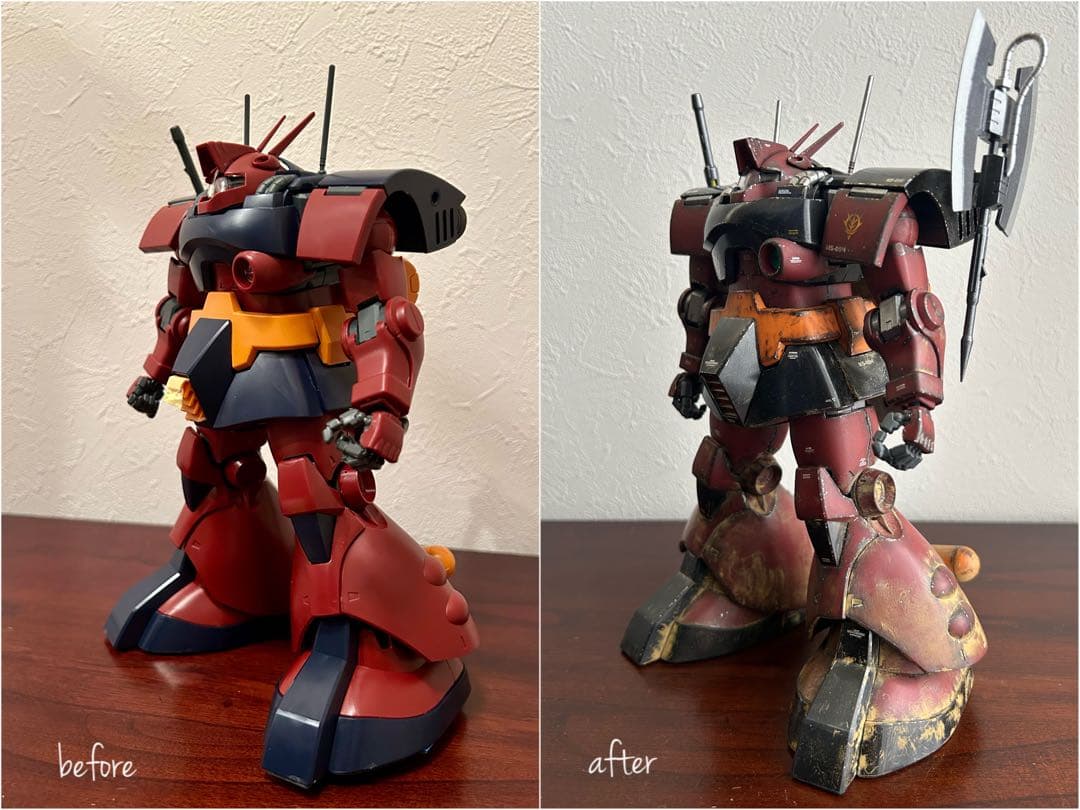 ガンプラ 【塗装済み完成品】MG 1/100 ドワッジ改 デザート・ロンメル