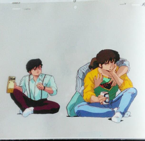 めぞん一刻 五代裕作＆二階堂望 セル画 美品 - メルカリ