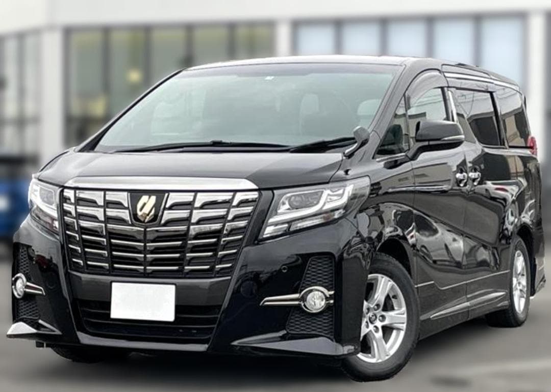 トヨタ アルファード 30系 前期 ボンネット フード モール スモーク