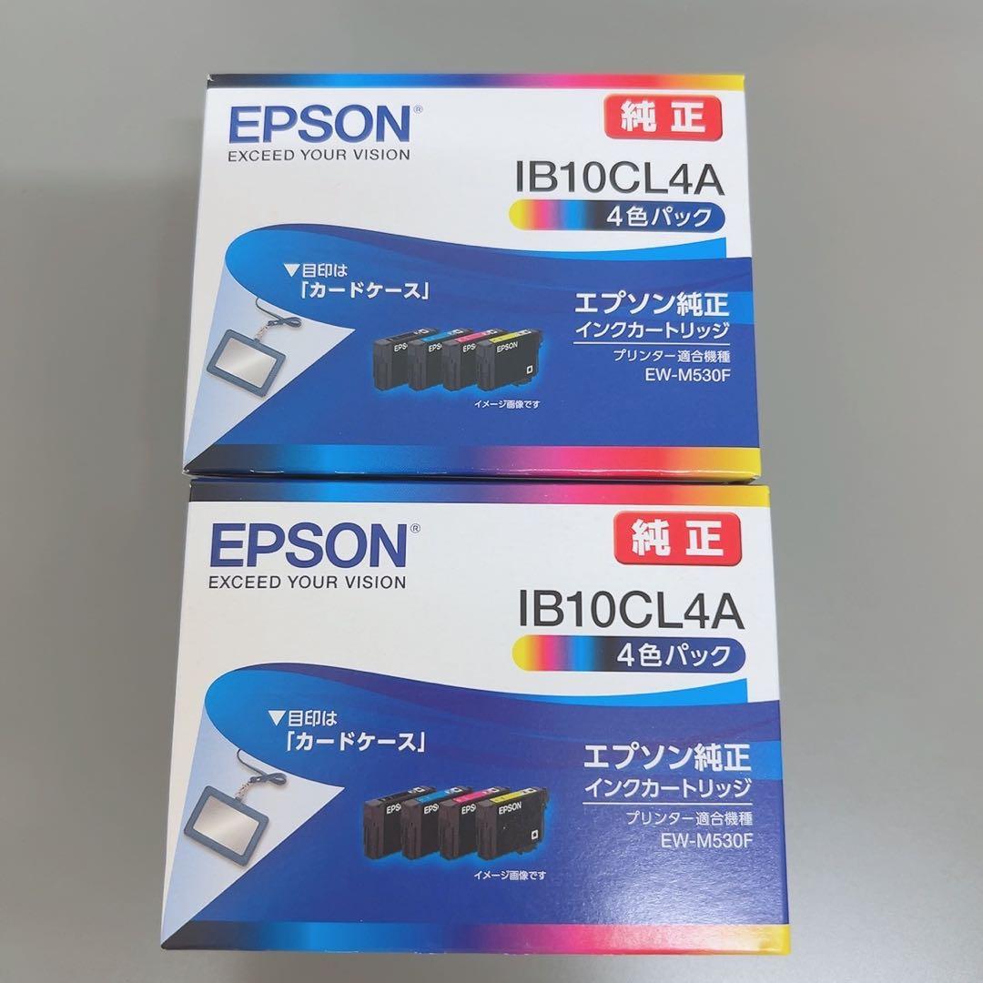 EPSON インクカートリッジ 純正　IB10CL4A 2箱 EPSON IB10CL4A インクジェットプリンター用 インクカートリッジ
