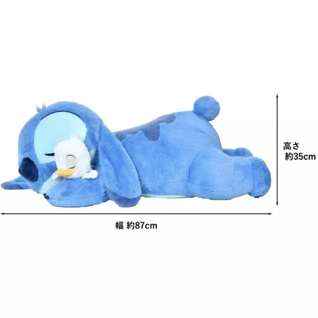 新品 特大 スティッチ ぬいぐるみ スーパービッグ 寝そべり ディズニー