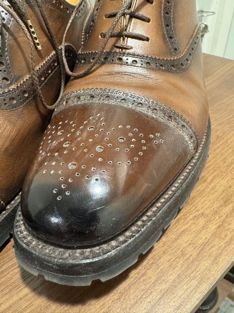 スコッチグレイン インペリアルⅢ 25.0cm ヒールアップ カスタム済