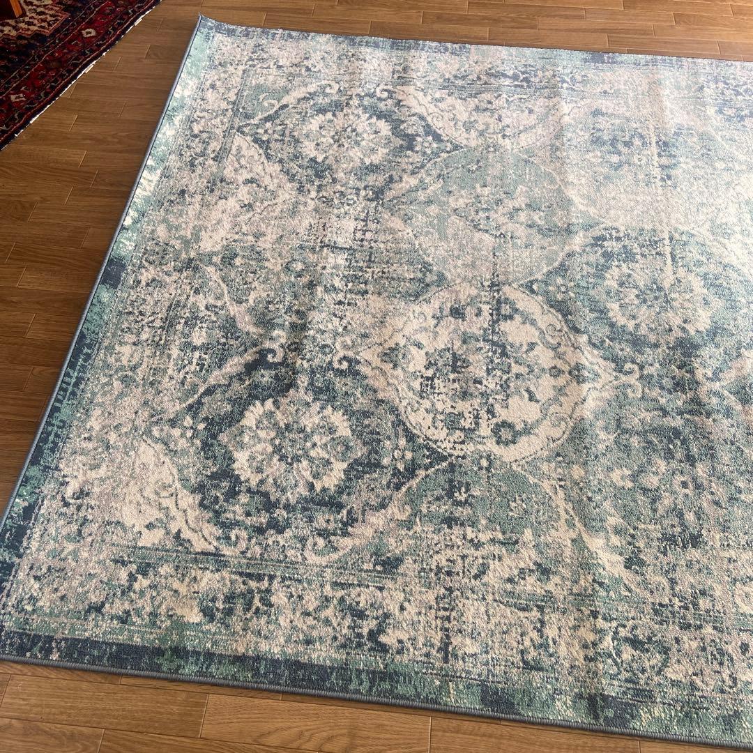 美品 VONSBAK ヴォンスベク ラグ グリーン 170×230cm IKEA - メルカリ