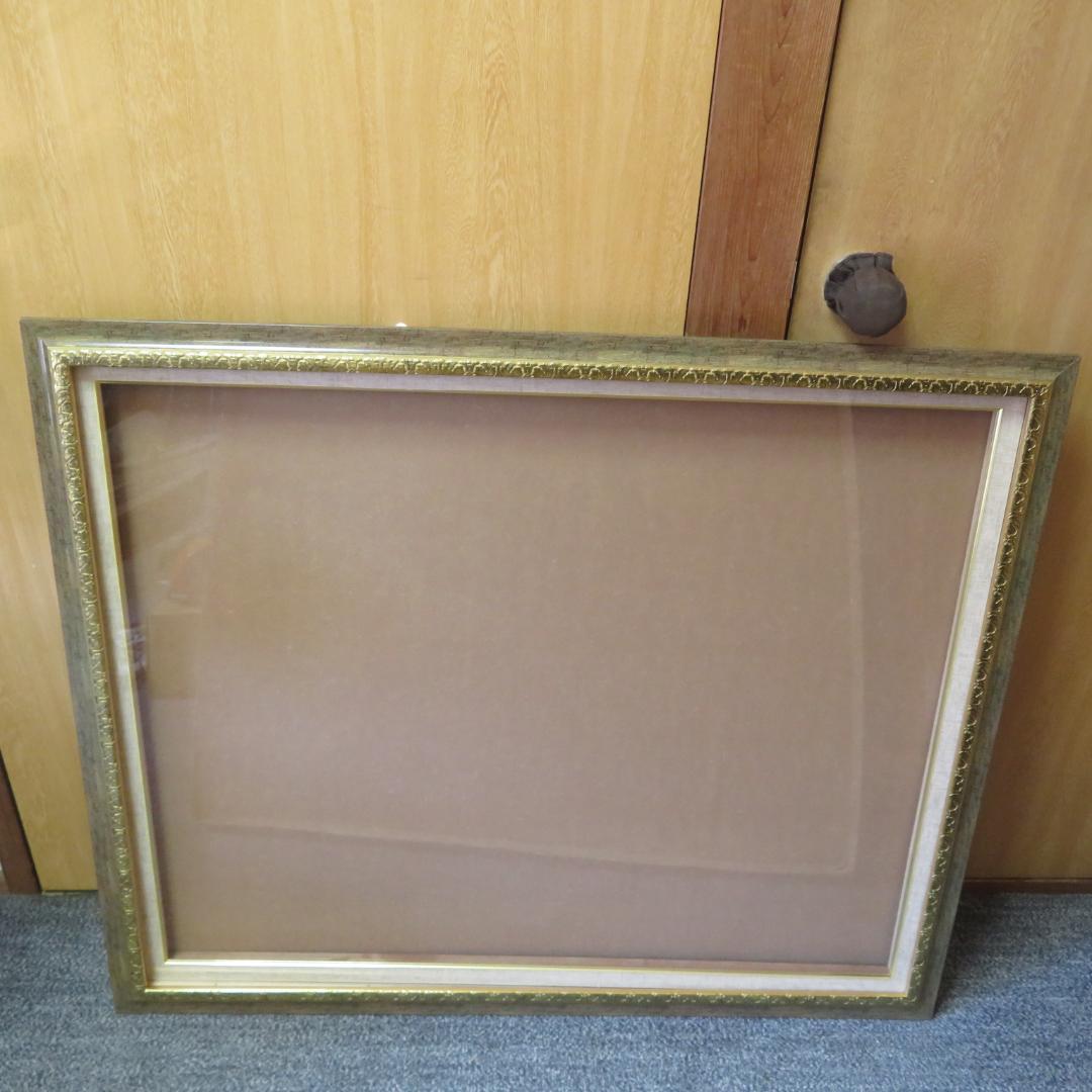 額縁　アクリル　F30　金 　油絵　水彩画 油絵額縁 8120/ゴールド F10号（530×455mm） 前面UVカットアクリル仕様