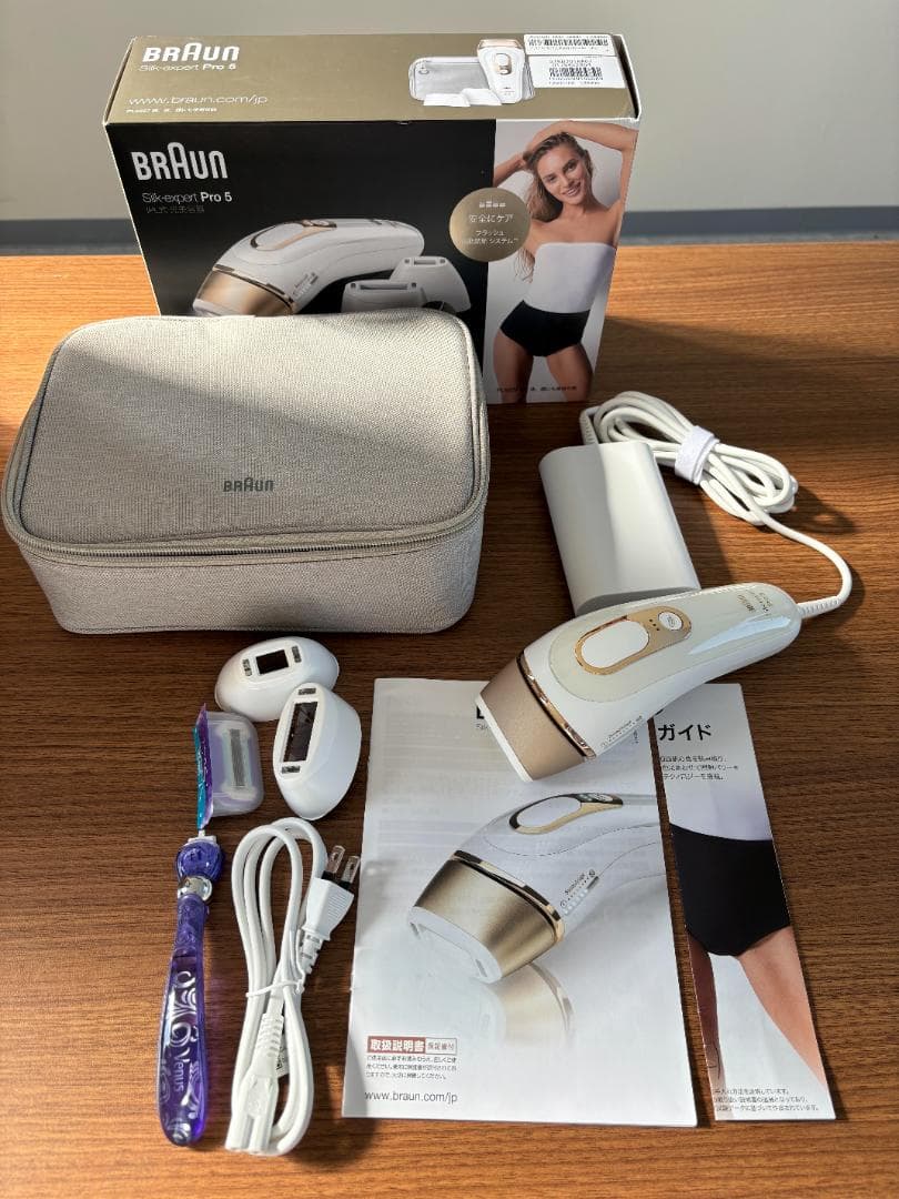 動作品 BRAUN Silk-expert Pro 5 脱毛器