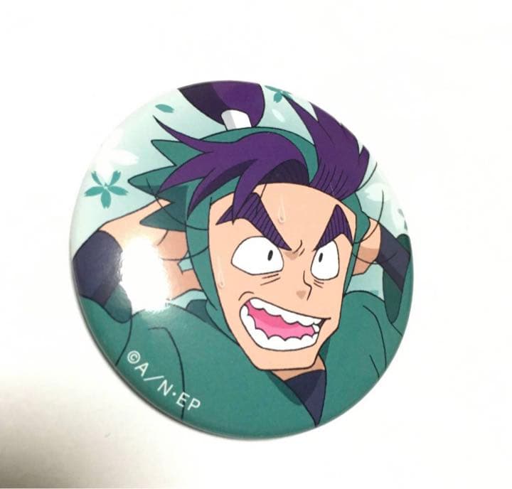 潮江文次郎 忍たま乱太郎 缶バッジ 落下 - メルカリ