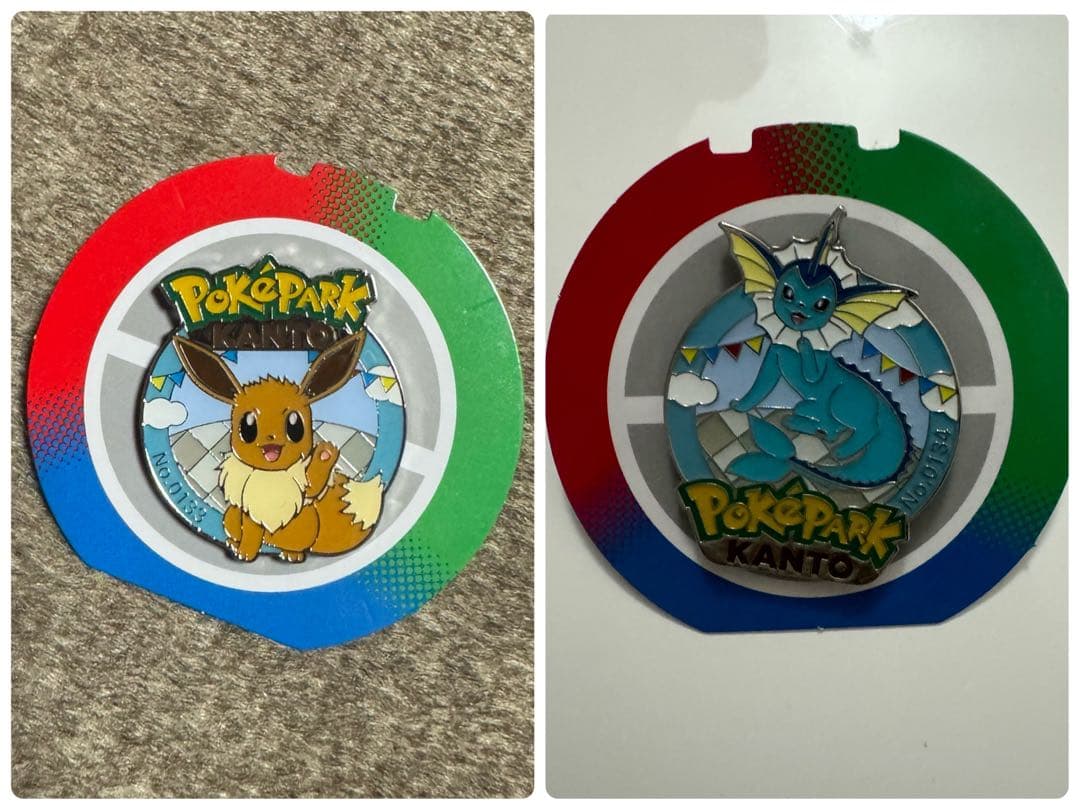 ポケパークカントー イーブイ シャワーズピンズ ポケモン - メルカリ