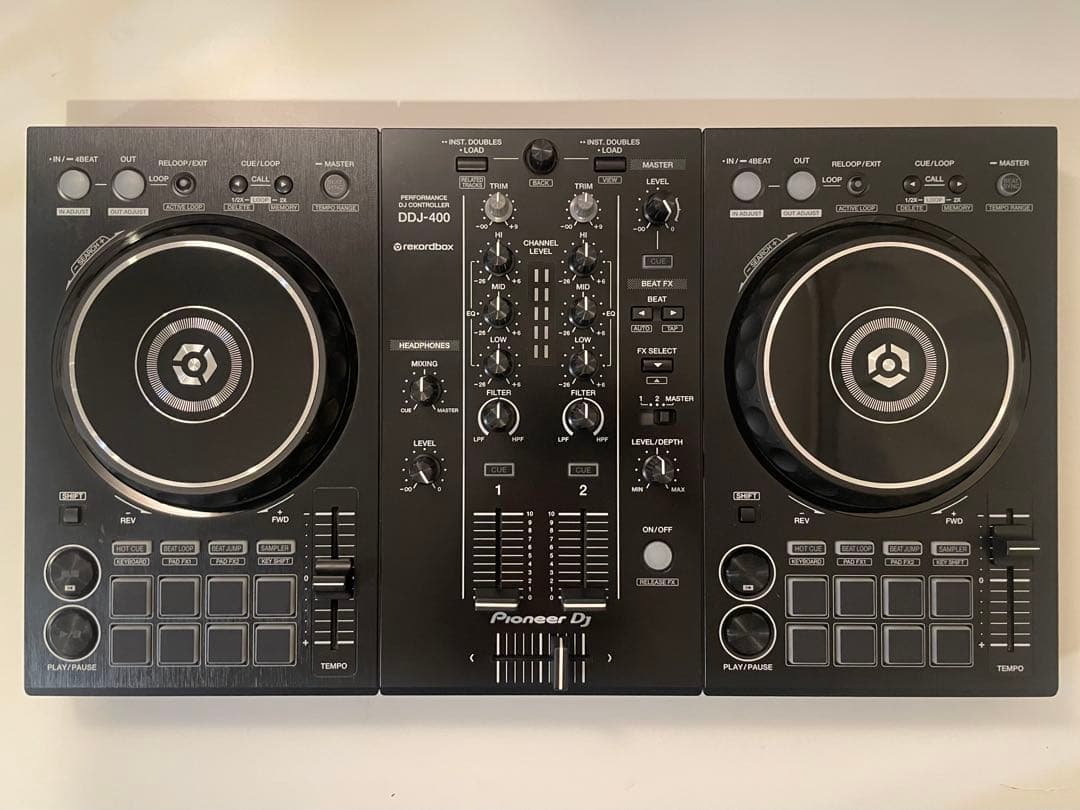 20年製　Pioneer DJ DDJ-400 コントローラー DDJ-400 - 2-channel DJ controller for rekordbox dj (Black)