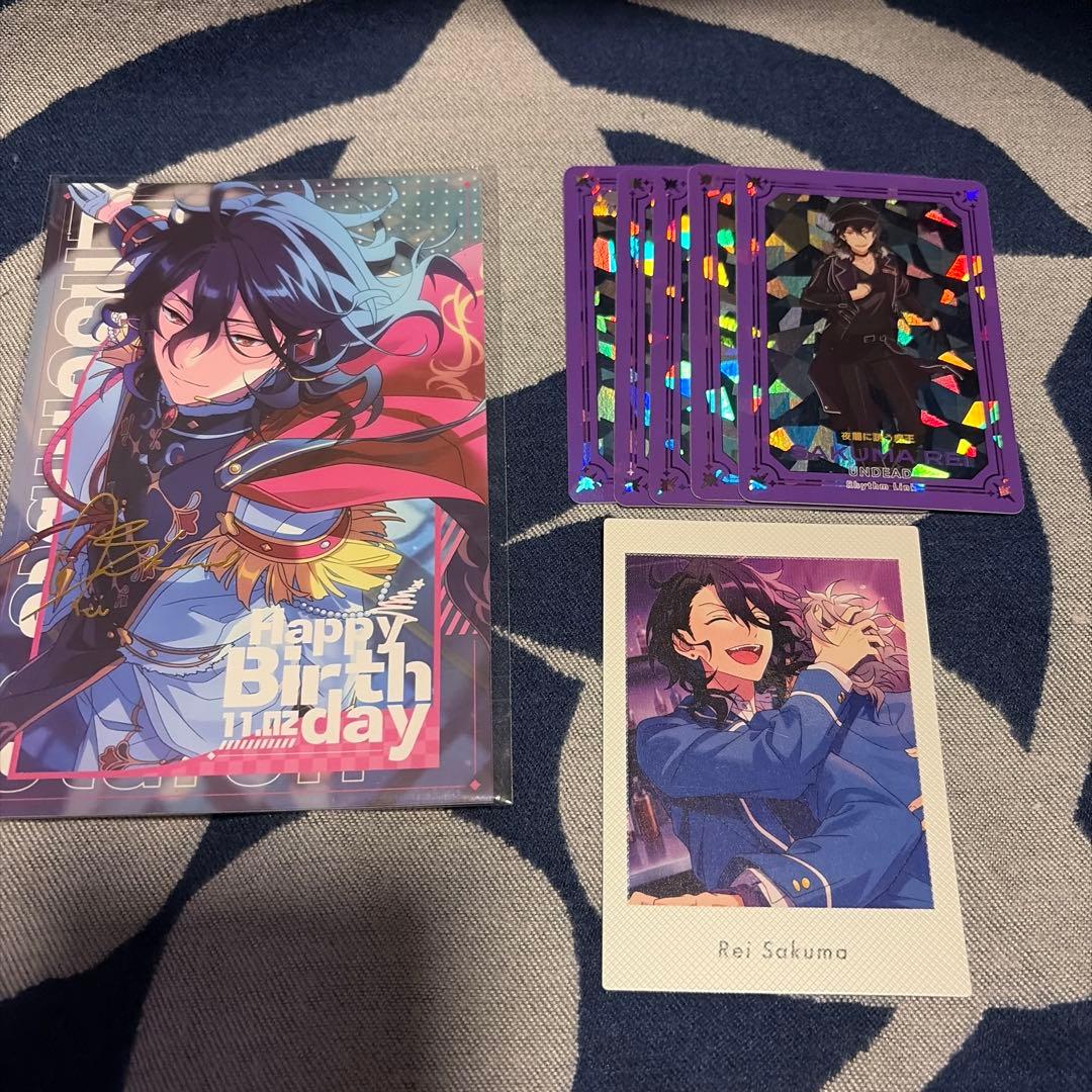 あんスタ 朔間零 バースデーカードセット - メルカリ