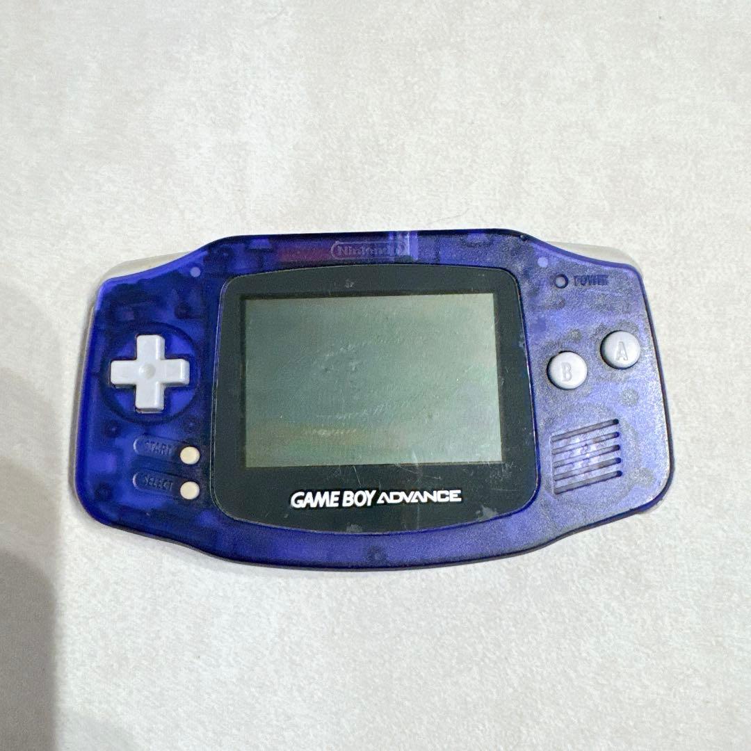 ゲームボーイアドバンス 本体 クリアパープル ジャンク品 - メルカリ