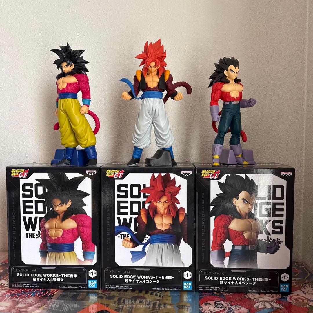 ドラゴンボール SOLID EDGE WORKS 孫悟空 ベジータ ゴジータ - メルカリ