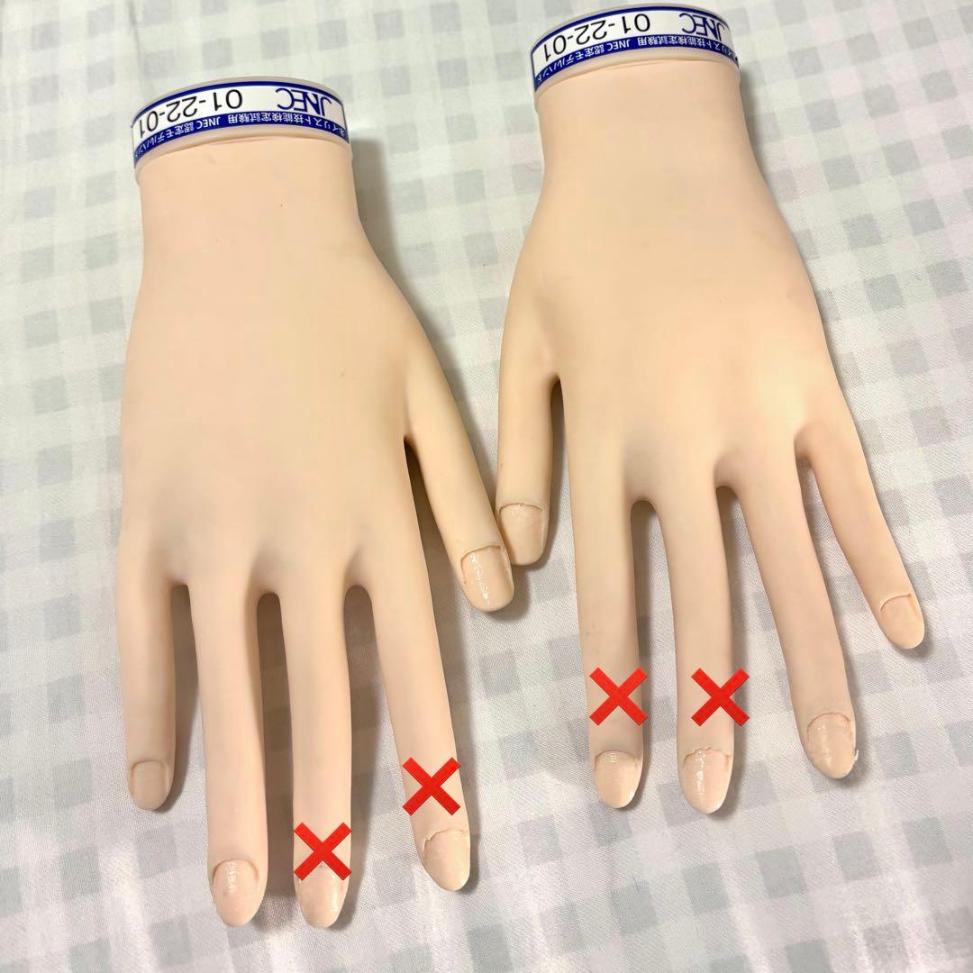 ネイル 検定 認定モデルハンド - メルカリ