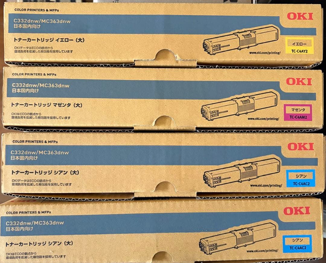 OKI トナーカートリッジ C332dnw/MC363dnw - メルカリ