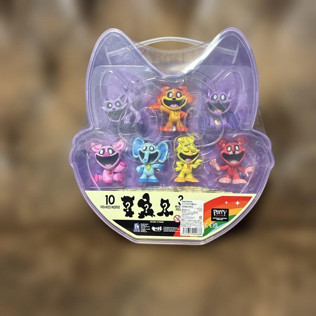 POPPY PLAYTIMEミニフィギュア10体SMILING CRITTERS Poppy Playtime Smiling Critters Mini Figure Set – CatNap Case 10pc