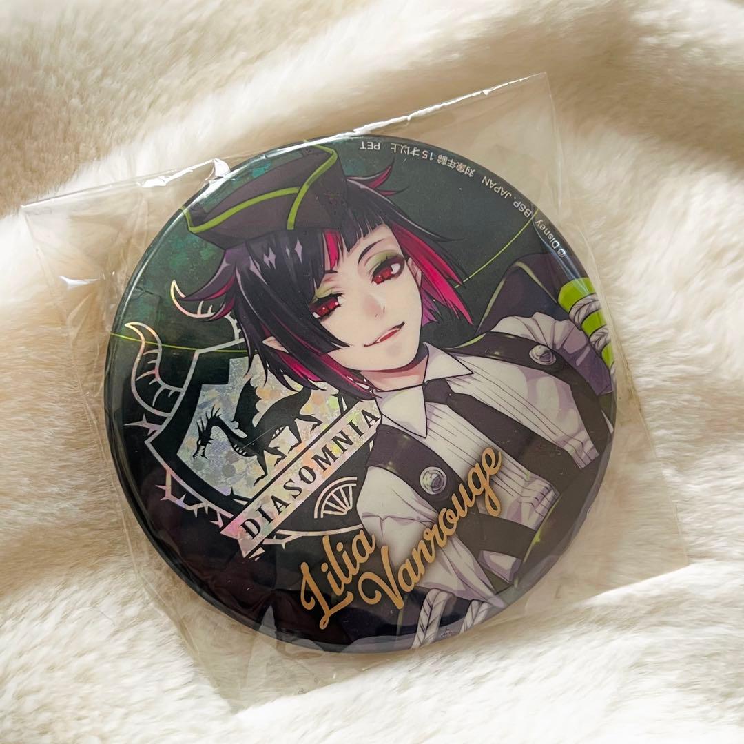 リリア ツイステ 缶バッジ namcoナムコ ツイステッドワンダーランド