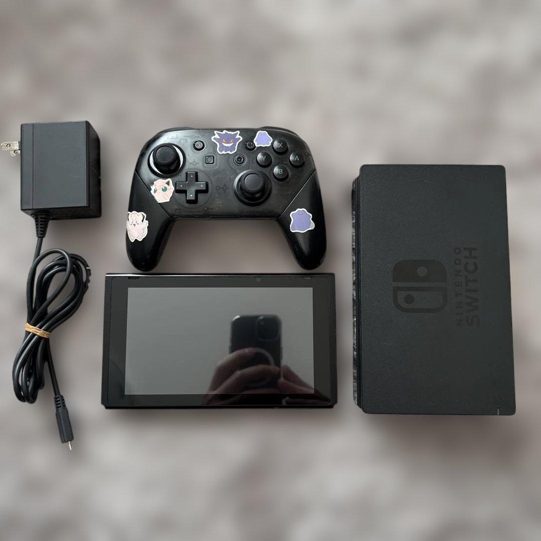 Switch 本体 +PROコン＋ACアダプタ+ドッグ+セット ⚠️要確認 Switch 本体 +PROコン＋ACアダプタ+ドッグ+セット ⚠️要確認