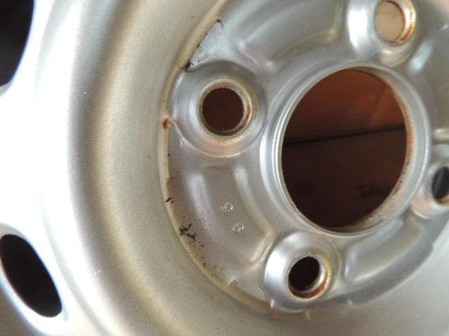 T407　12×4.00B　スチールホイール　4枚　PCD100　4穴　自家塗装