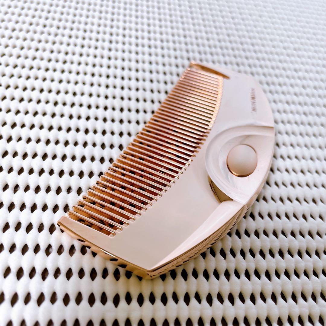 【匿名発送】ラブクロムK24GPツキローズゴールド（ヘアコーム） ラブクロム】K24GPツキ ローズ ゴールド ( コーム 櫛 くし 美容