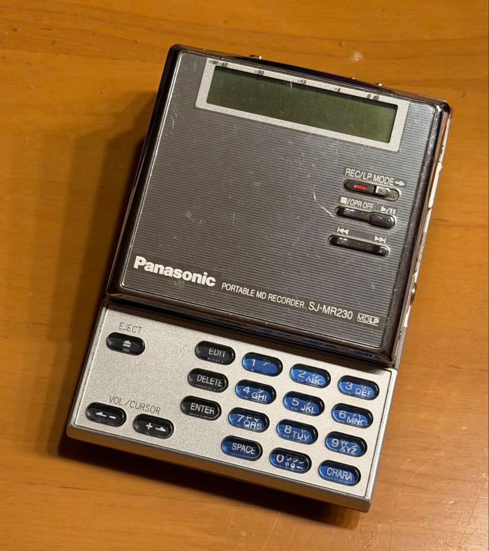 Panasonic ポータブルMDレコーダー SJ-MR230 - メルカリ
