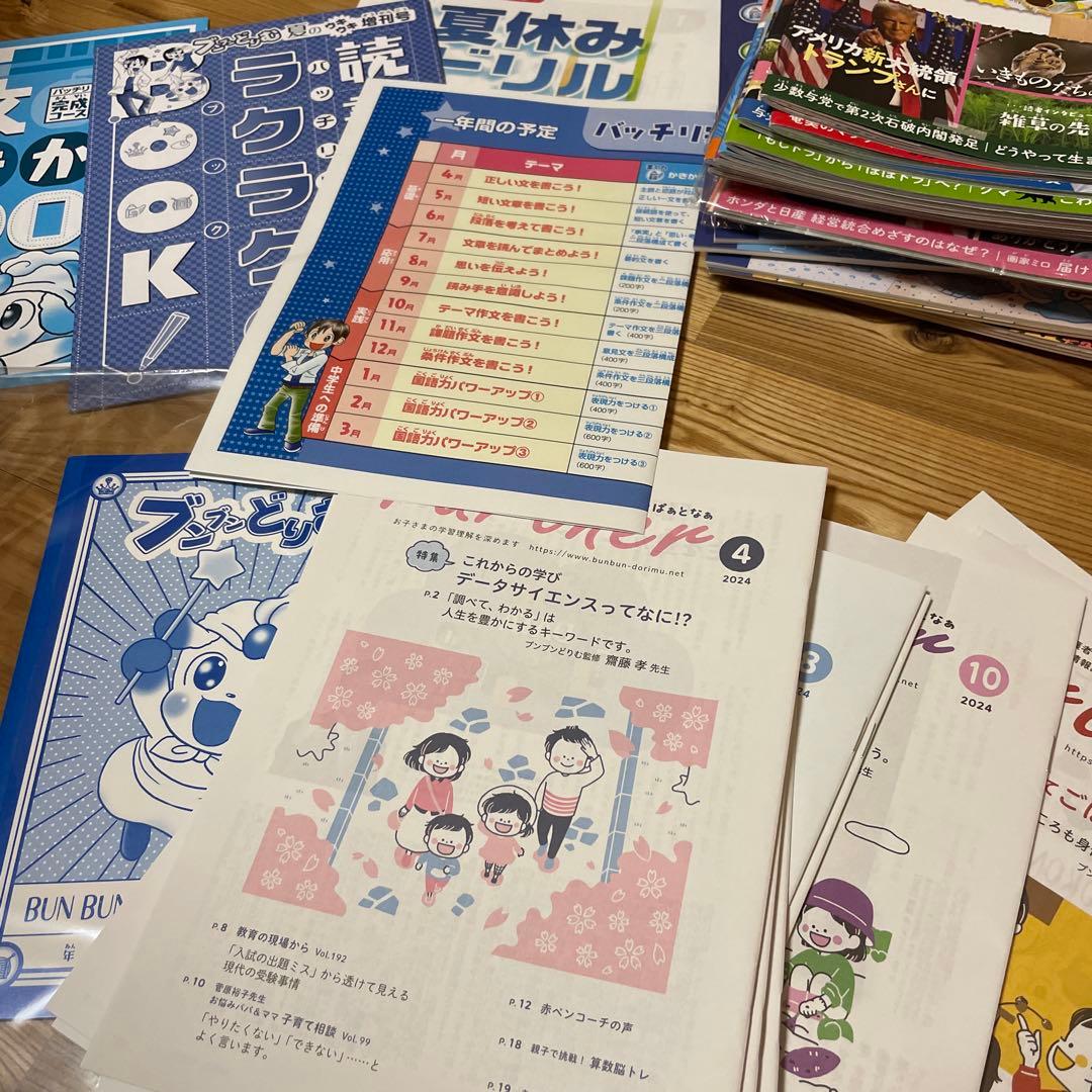 ブンブンどりむ　バッチリ完成コース　2024年度1年間分