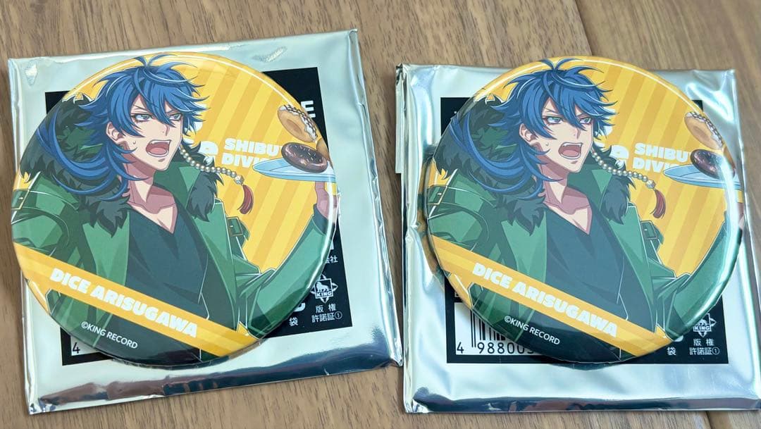 ヒプマイ 有栖川帝統缶バッジ 2個セット - メルカリ