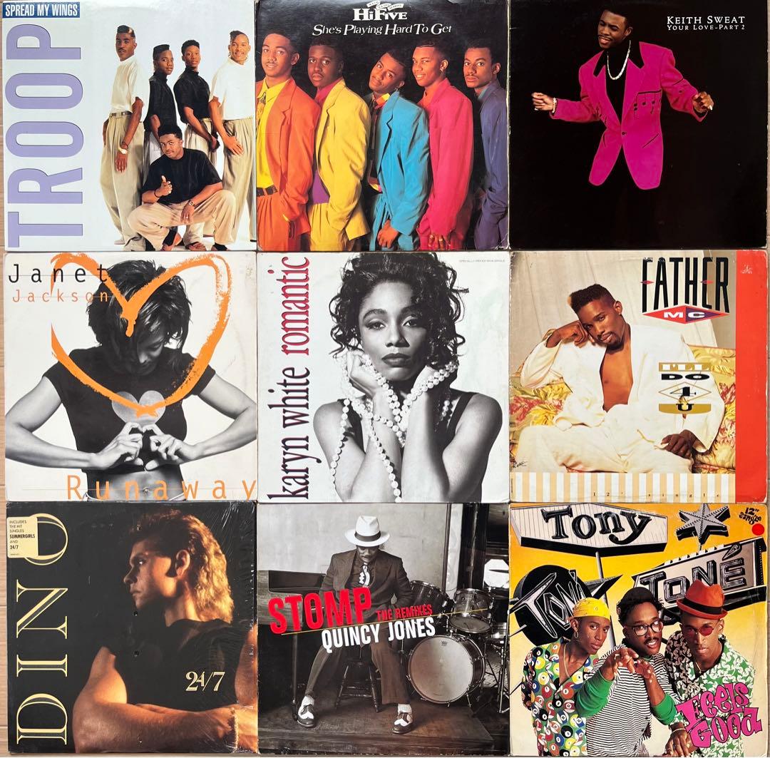 1990's R&B レコード9枚まとめ売りセット - メルカリ