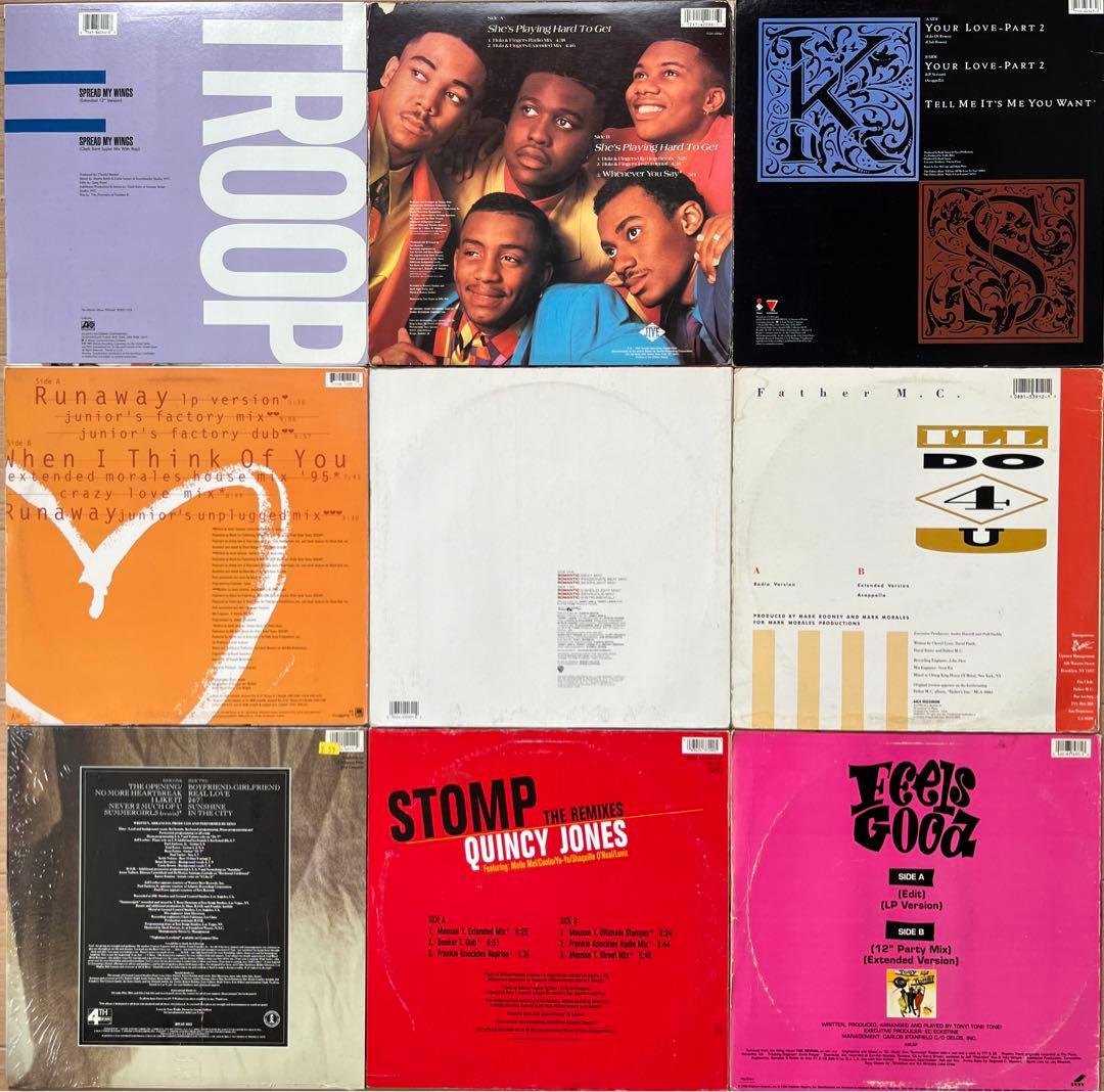 1990's R&B レコード9枚まとめ売りセット - メルカリ