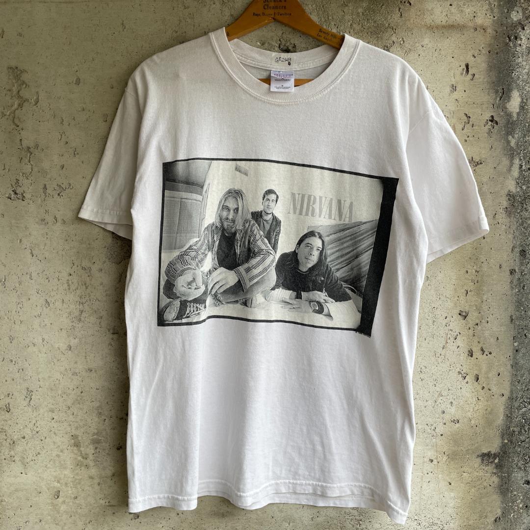 GF248B Tシャツ 90s ビンテージ NIRVANA ニルヴァーナ フォト - メルカリ