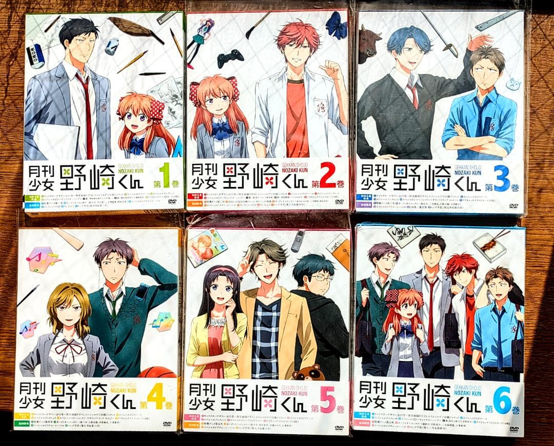 ［在庫処分】月刊少女野崎くんDVD 初回生産版 全6巻 Amazon.co.jp: 月刊少女野崎くん 第6巻 [Blu-ray] : 中村悠一, 小澤亜