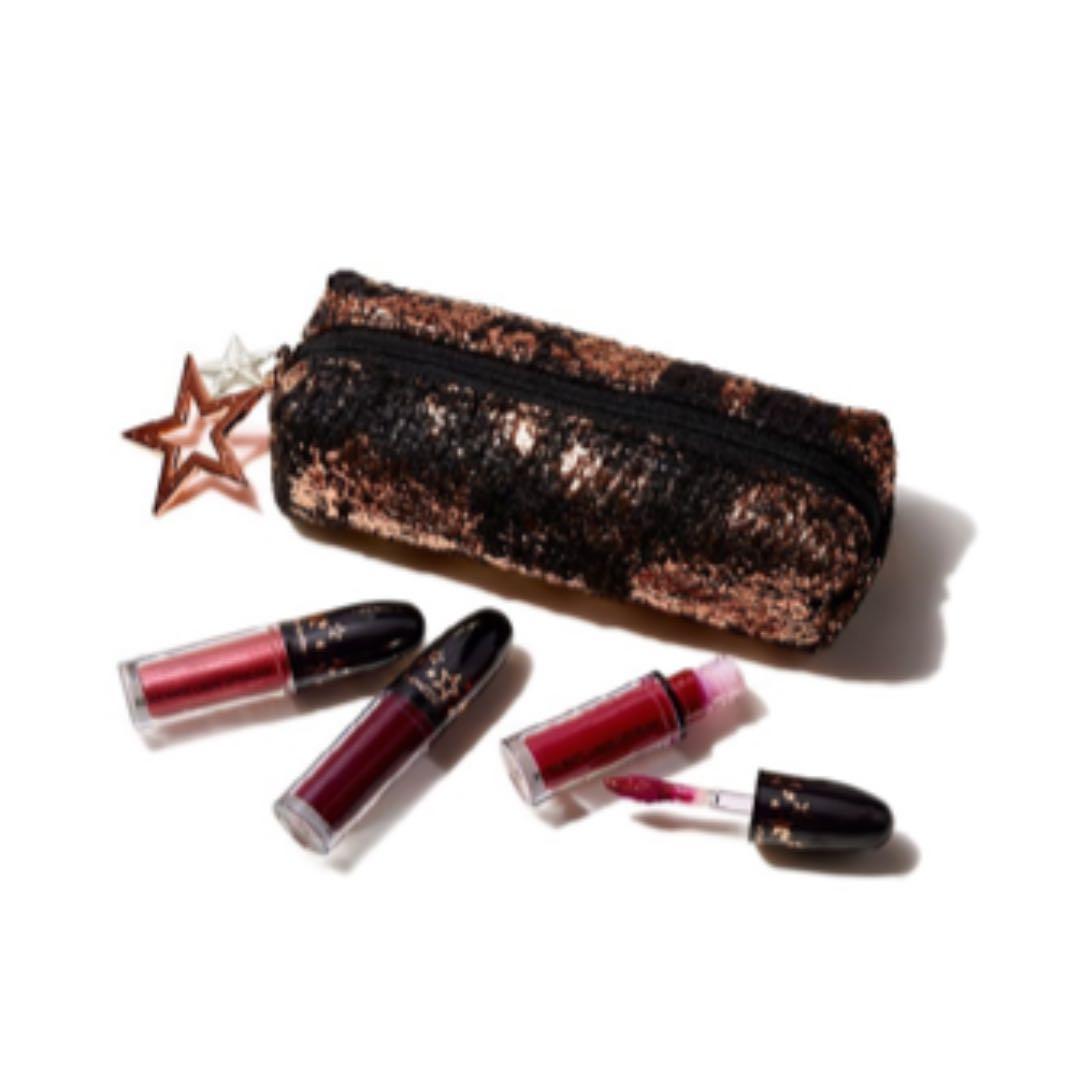 MAC ラッキー　スターズ　レトロマットキット　#レッド 試してみた】M・A・C ラッキー スターズ レトロ マット キット：レッド