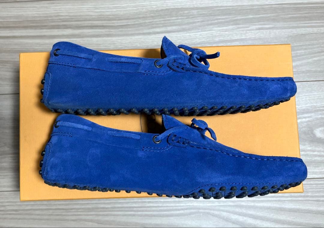 【美品】Tod's スエード ゴンミーニ ドライビングシューズ 26.5cm