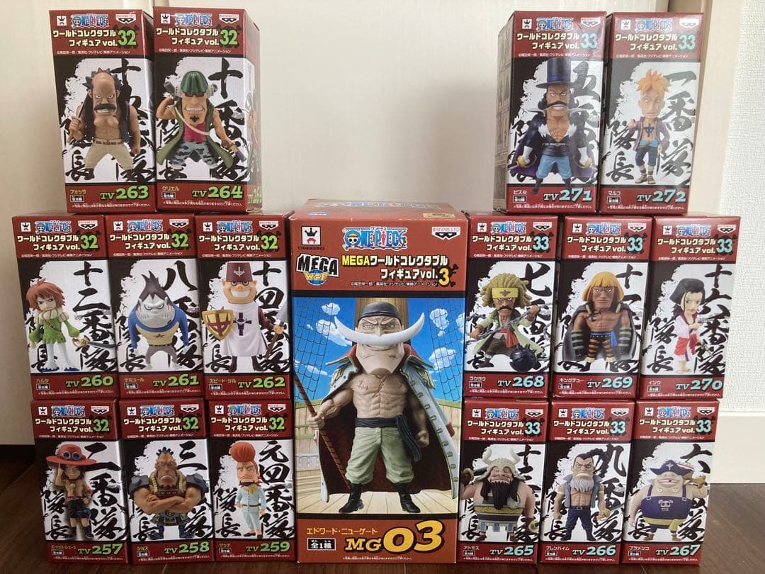 ワンピース ワールドコレクタブルフィギュア白ひげ団 vol.32 vol.33 ワンピース ワールドコレクタブルフィギュアvol．32 | フィギュア