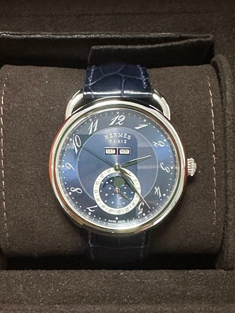 エルメス アルソー ムーンフェイス グランドリュンヌ メンズ SS 新品未