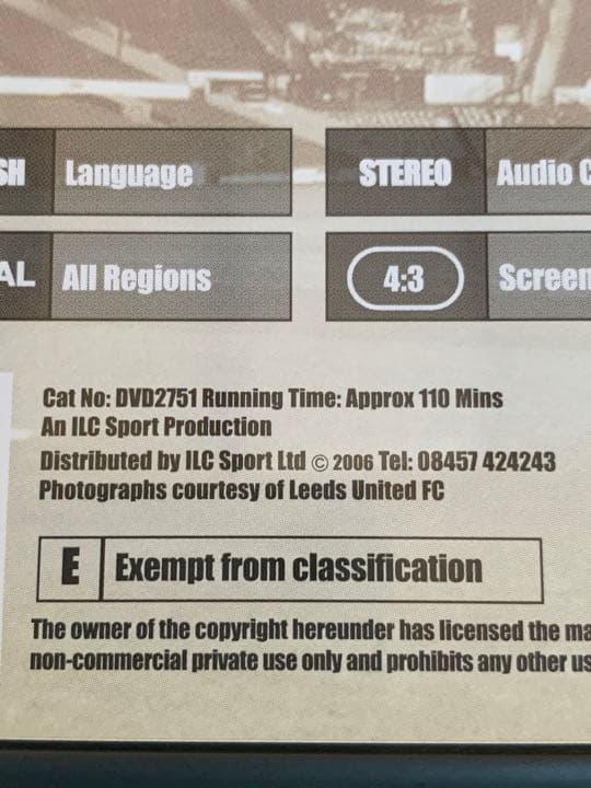 レアDVD リーズ・ユナイテッドthe greatest team ever！ - メルカリ