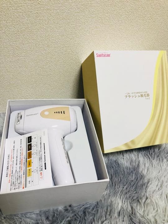 santasan美容脱毛器 在庫限定】脱毛器 フラッシュ脱毛器 VIO脱毛 特許庁登録商品 ILP脱毛器