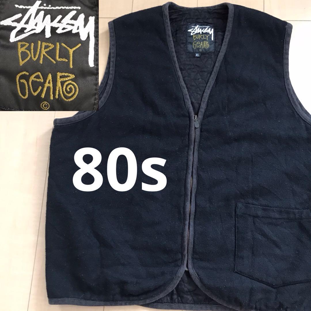 希少XL 80年代 ステューシー STUSSY BURLY GEAR ベスト - メルカリ
