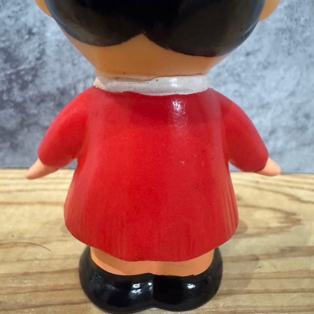 ペコちゃん 人形 ソフビ 園児服 不二家 当時物 レア 9㎝ - メルカリ