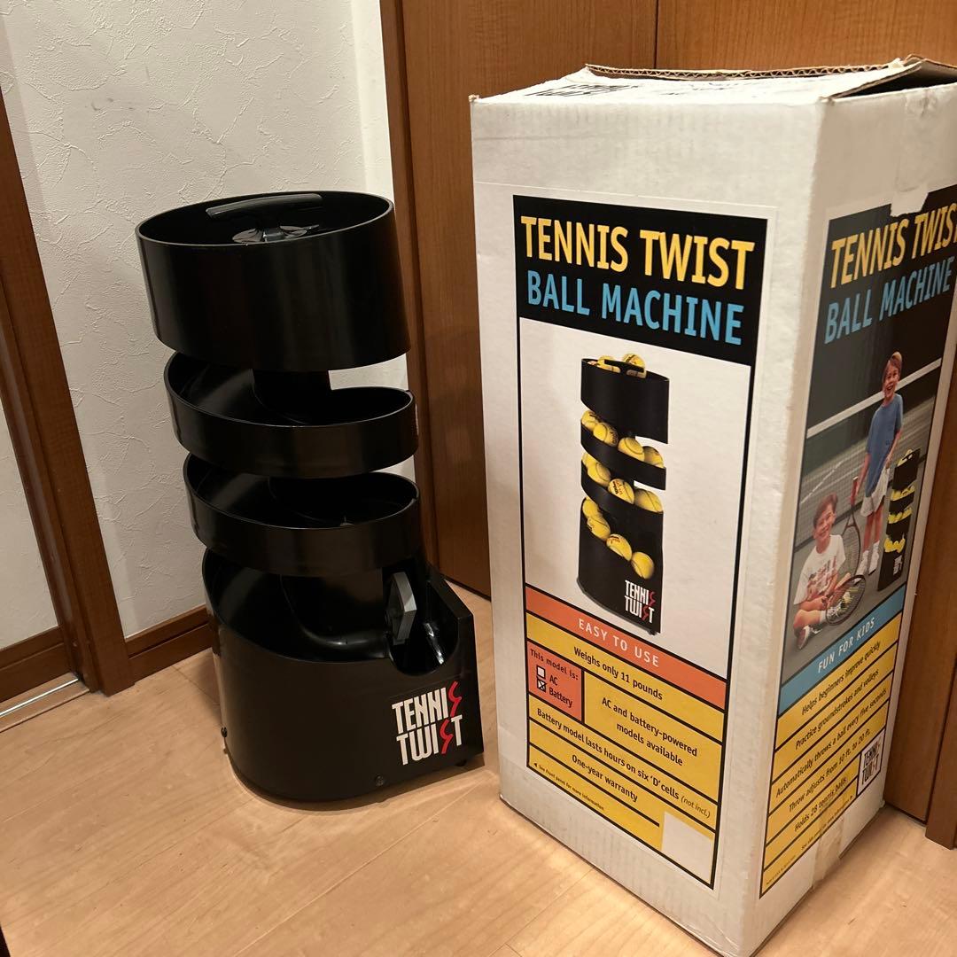 テニス用　球出し機　トスマシーン　硬式テニス　12/16までの限定お値下げ テニス 練習器具 トスマシン＆ネットセット ソフト・硬式テニス兼用 CT