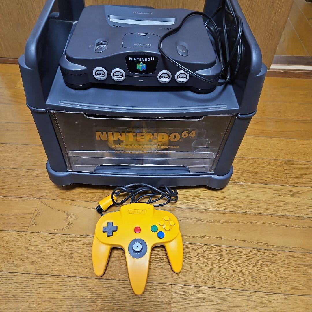 ニンテンドー64本体&収納ボックス&ソフト10点セット - メルカリ